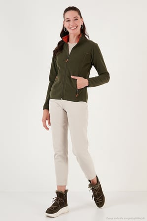 Lela Slim Fit Yumuşak Dokulu Anti-Pilling Tüylenme Yapmayan 2'li Paket Polar Bayan POLAR 590700200S2