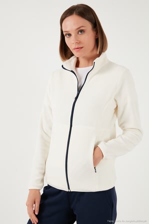 Lela Slim Fit Anti-Pilling Tüylenme Yapmayan Fermuarlı 2'li Paket Polar Hırka Bayan HIRKA 5907012S2