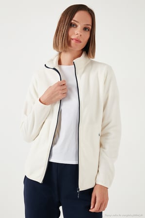Lela Slim Fit Anti-Pilling Tüylenme Yapmayan Fermuarlı 2'li Paket Polar Hırka Bayan HIRKA 5907012S2