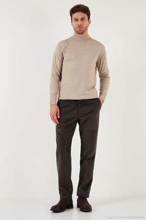 Buratti Normal Bel Regular Fit Düz Paça 2'li Paket Kadife Pantolon Erkek KADİFE PANTOLON 645MERLINS2