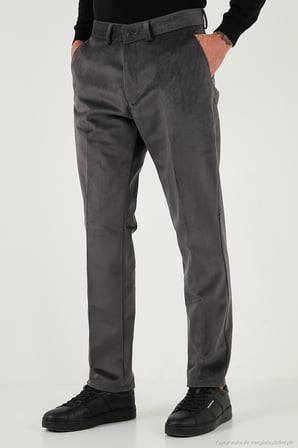 Buratti Normal Bel Regular Fit Düz Paça 2'li Paket Kadife Pantolon Erkek KADİFE PANTOLON 645MERLINS2