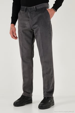 Buratti Normal Bel Regular Fit Düz Paça 2'li Paket Kadife Pantolon Erkek KADİFE PANTOLON 645MERLINS2