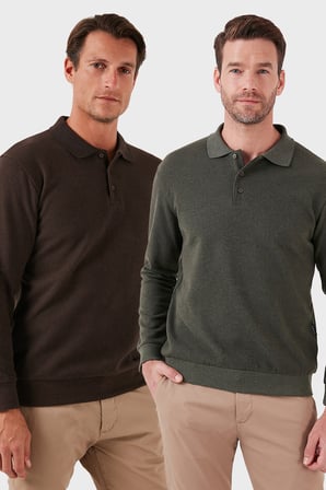 Buratti Erkek Polo Yaka Kazak 456223S2