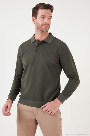 Buratti Pamuk Karışımlı Regular Fit 2'li Paket Polo Yaka Kazak Erkek POLO YAKA KAZAK 456223S2