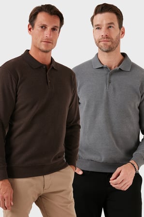 Buratti Erkek Polo Yaka Kazak 456223S2