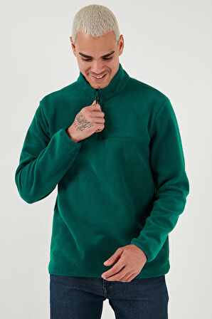 Buratti Regular Fit Anti-Pilling Tüylenme Yapmayan Dik Yaka Şardonlu 2'li Paket Polar Erkek POLAR 5896700S2