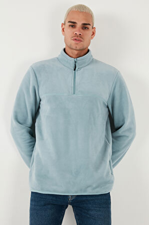 Buratti Regular Fit Anti-Pilling Tüylenme Yapmayan Dik Yaka Şardonlu 2'li Paket Polar Erkek POLAR 5896700S2