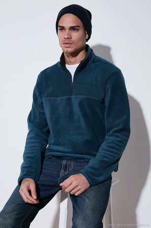 Buratti Regular Fit Anti-Pilling Tüylenme Yapmayan Soğuk Geçirmez 2'li Paket Polar Erkek POLAR 5896700S2