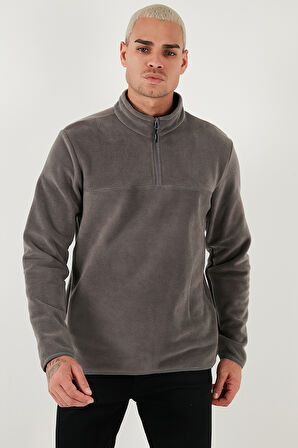 Buratti Regular Fit Anti-Pilling Tüylenme Yapmayan Dik Yaka Şardonlu 2'li Paket Polar Erkek POLAR 5896700S2