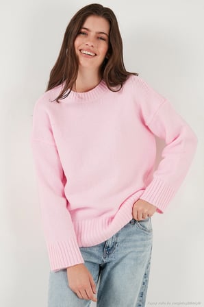 Lela Regular Fit Bisiklet Yaka Basic 2'li Paket Triko Kazak Bayan KAZAK 4616213S2