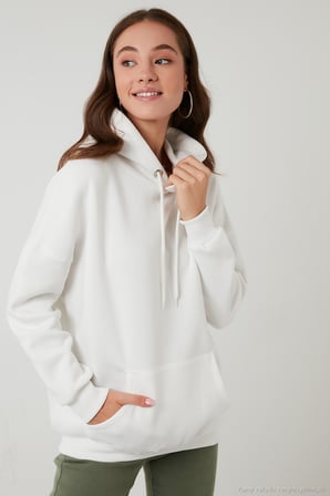 Lela Regular Fit Pamuklu Kapüşonlu Yaka Şardonlu Kışlık 2'li Paket Sweat Bayan SWEAT 5863854S2