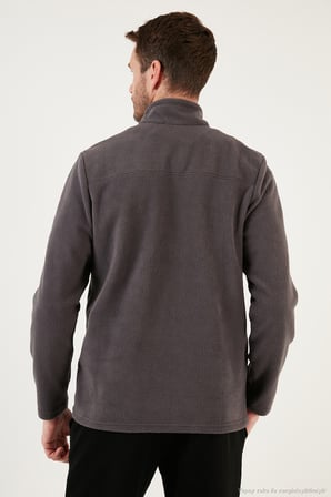 Buratti Slim Fit Yarım Fermuarlı Yumuşak Dokulu Şardonlu Soğuk Geçirmez 2'li Paket Polar Erkek POLAR 59060011S2