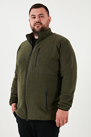 Buratti Regular Fit Dik Yaka Fermuarlı Büyük Beden 2'li Paket Polar Hırka Erkek HIRKA 5906028BS2