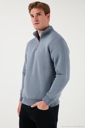 Buratti Pamuklu Regular Fit Dik Yaka 2'li Paket Sweat Erkek SWEAT 59052592S2