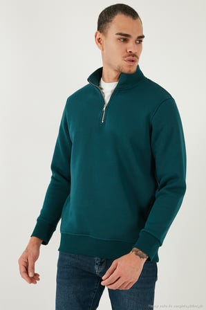 Buratti Pamuklu Regular Fit Dik Yaka 2'li Paket Sweat Erkek SWEAT 59052592S2