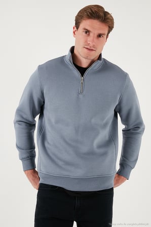 Buratti Pamuklu Regular Fit Dik Yaka 2'li Paket Sweat Erkek SWEAT 59052592S2