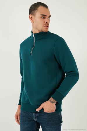 Buratti Pamuklu Regular Fit Dik Yaka 2'li Paket Sweat Erkek SWEAT 59052592S2