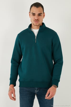 Buratti Pamuklu Regular Fit Dik Yaka 2'li Paket Sweat Erkek SWEAT 59052592S2