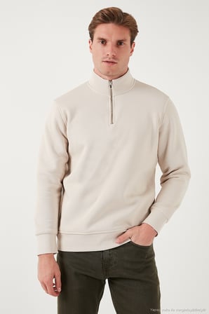 Buratti Pamuklu Regular Fit Dik Yaka 2'li Paket Sweat Erkek SWEAT 59052592S2