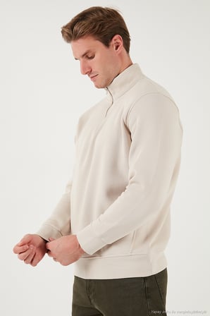 Buratti Pamuklu Regular Fit Dik Yaka 2'li Paket Sweat Erkek SWEAT 59052592S2