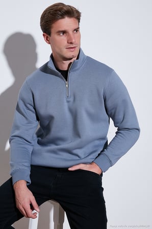 Buratti Pamuklu Regular Fit Dik Yaka 2'li Paket Sweat Erkek SWEAT 59052592S2