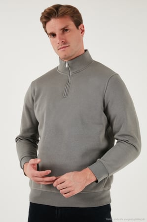 Buratti Pamuklu Regular Fit Dik Yaka 2'li Paket Sweat Erkek SWEAT 59052592S2