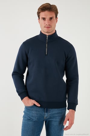 Buratti Pamuklu Regular Fit Dik Yaka 2'li Paket Sweat Erkek SWEAT 59052592S2