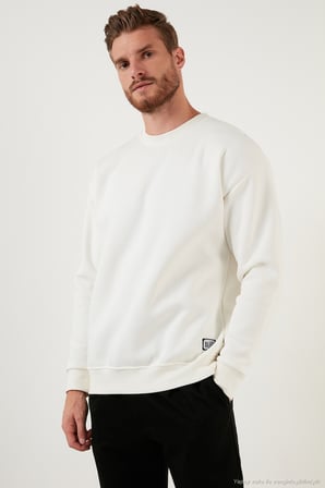 Buratti Regular Fit Bisiklet Yaka Şardonlu 2'li Paket Sweat Erkek SWEAT 5905255S2