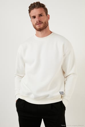 Buratti Regular Fit Bisiklet Yaka Şardonlu 2'li Paket Sweat Erkek SWEAT 5905255S2