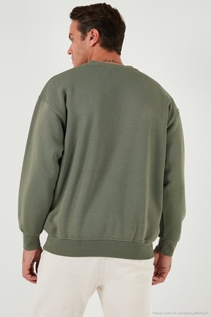 Buratti Regular Fit Bisiklet Yaka Şardonlu 2'li Paket Sweat Erkek SWEAT 5905255S2