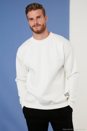 Buratti Regular Fit Bisiklet Yaka Şardonlu 2'li Paket Sweat Erkek SWEAT 5905255S2