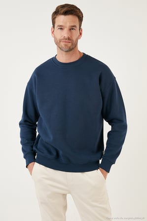 Buratti Regular Fit Bisiklet Yaka Şardonlu 2'li Paket Sweat Erkek SWEAT 5905255S2