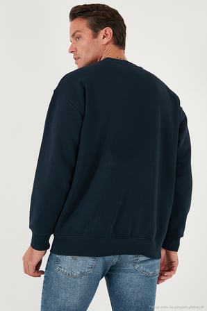 Buratti Regular Fit Bisiklet Yaka Şardonlu 2'li Paket Sweat Erkek SWEAT 5905255S2