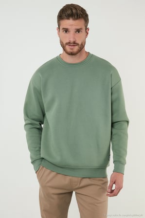Buratti Regular Fit Bisiklet Yaka Şardonlu 2'li Paket Sweat Erkek SWEAT 5905255S2