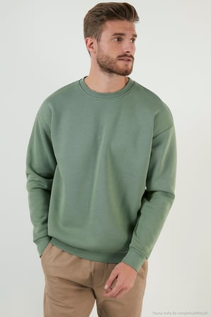 Buratti Regular Fit Bisiklet Yaka Şardonlu 2'li Paket Sweat Erkek SWEAT 5905255S2