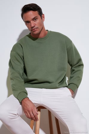 Buratti Regular Fit Bisiklet Yaka Şardonlu 2'li Paket Sweat Erkek SWEAT 5905255S2