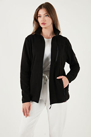 Buratti Slim Fit Cepli Fermuarlı Anti-Pilling Tüylenme Yapmayan Soğuk Geçirmez Polar Hırka Unisex HIRKA 5906028S1