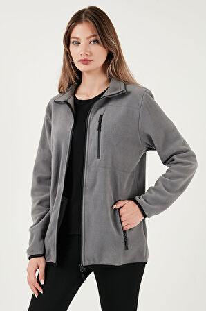 Buratti Slim Fit Cepli Fermuarlı Anti-Pilling Tüylenme Yapmayan Soğuk Geçirmez Polar Hırka Unisex HIRKA 5906028S1