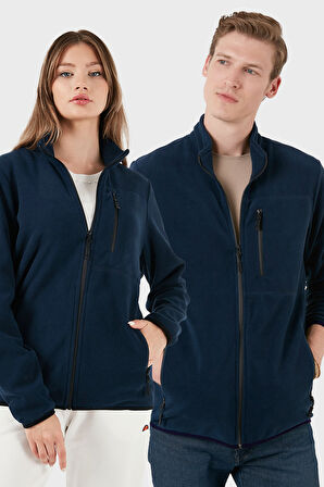 Buratti Slim Fit Cepli Fermuarlı Anti-Pilling Tüylenme Yapmayan Soğuk Geçirmez Polar Hırka Unisex HIRKA 5906028S1