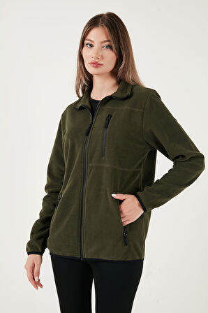 Buratti Slim Fit Cepli Fermuarlı Anti-Pilling Tüylenme Yapmayan Soğuk Geçirmez Polar Hırka Unisex HIRKA 5906028S1