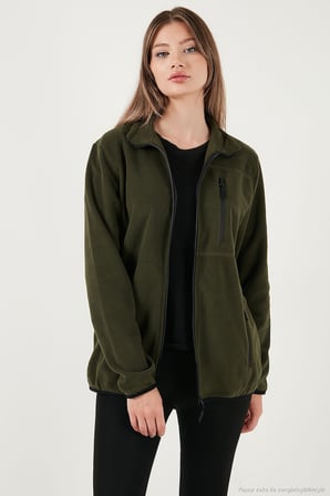 Buratti Slim Fit Cepli Fermuarlı Anti-Pilling Tüylenme Yapmayan Soğuk Geçirmez Polar Hırka Unisex HIRKA 5906028S1