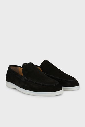 Marco Rossi Süet Loafer Ayakkabı Erkek AYAKKABI 1527323S1 SİYAH