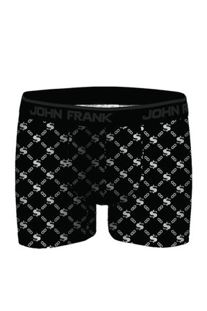 John Frank Logolu Pamuklu 3'lü Paket Boxer Erkek BOXER JFBS3 Gri-SSarı-SBeyaz