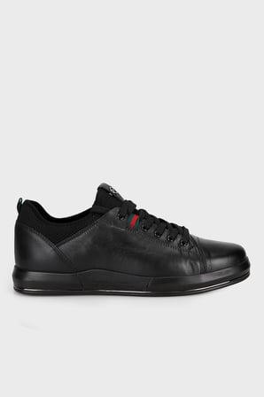 Marcomen Hakiki Deri Sneaker Ayakkabı Erkek AYAKKABI 15210397S6 SİYAH