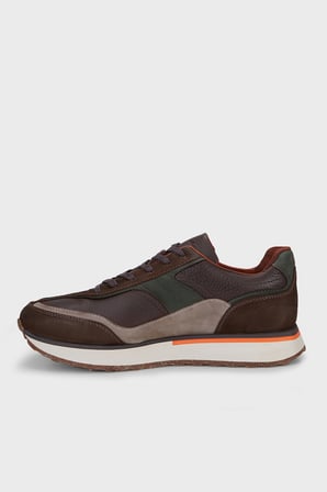 Marcomen Hakiki Deri Sneaker Ayakkabı Erkek AYAKKABI 15218283K3 KAHVE