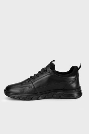 Marco Rossi Deri Sneaker Ayakkabı Erkek AYAKKABI 15222564S1 SİYAH