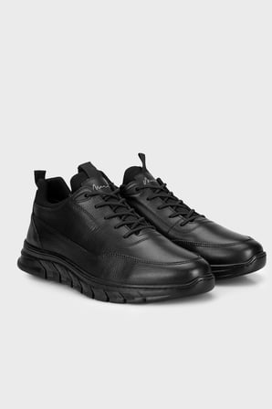 Marco Rossi Deri Sneaker Ayakkabı Erkek AYAKKABI 15222564S1 SİYAH