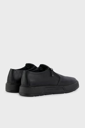 Giuseppe Zanotti Deri Sneaker Ayakkabı Erkek AYAKKABI RU60026-001 SİYAH