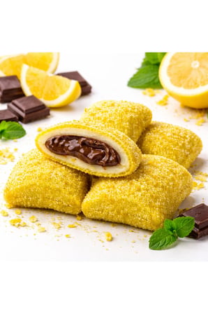 Limonlu Çikolatalı Bohça Lokum (500 Gr)