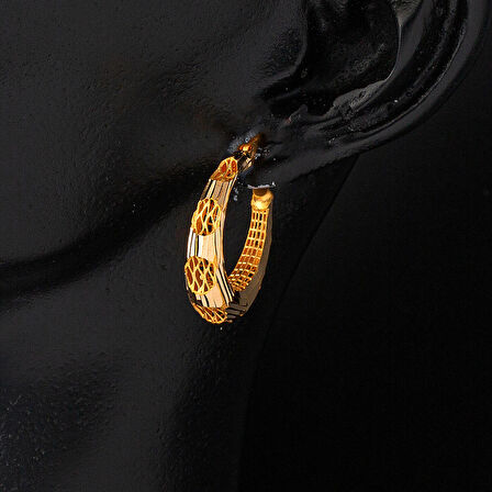 Galaksi 22 Ayar Altın Küpe